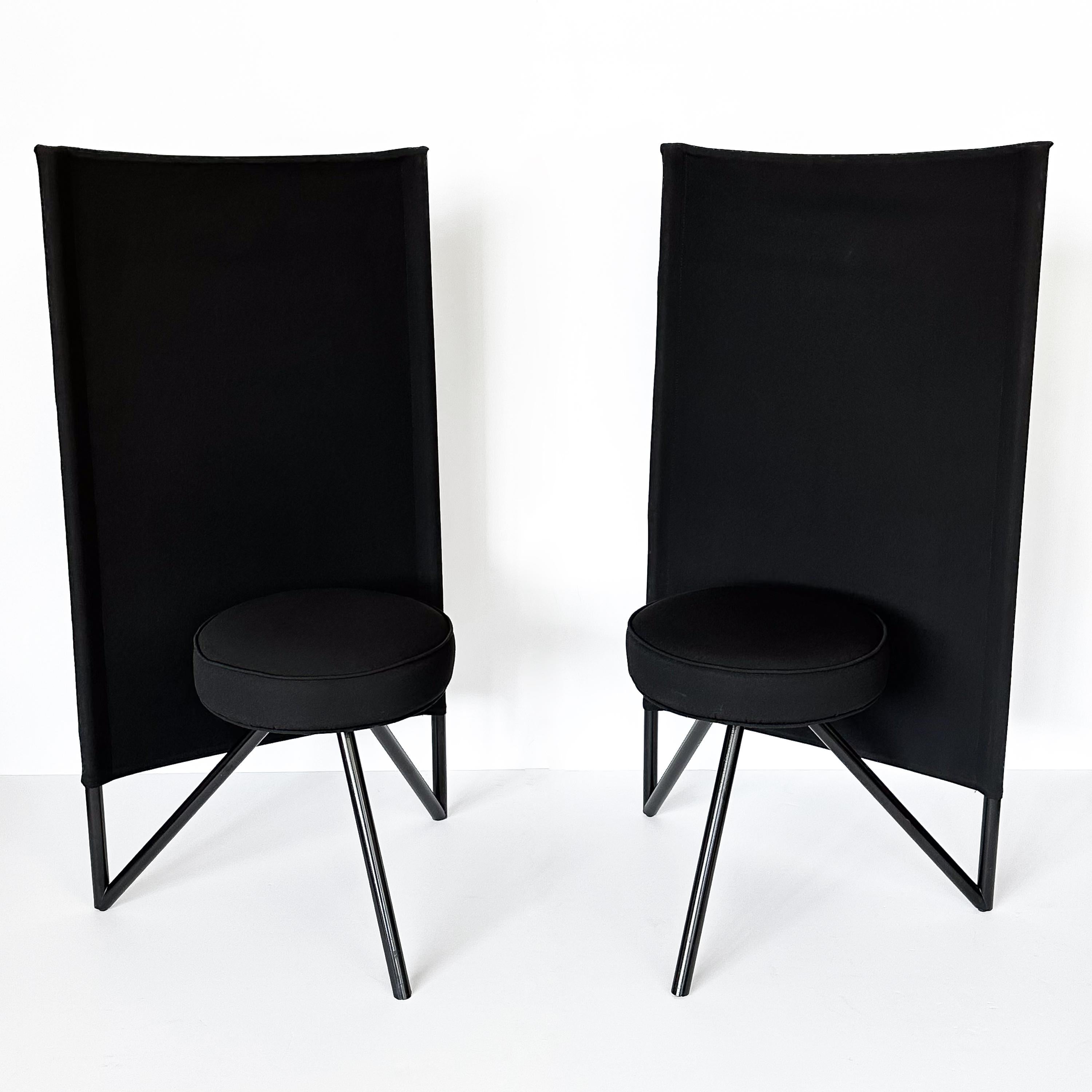 Pair Philippe Starck Miss Wirt Post Modern Chairs In Good Condition In Chicago, IL