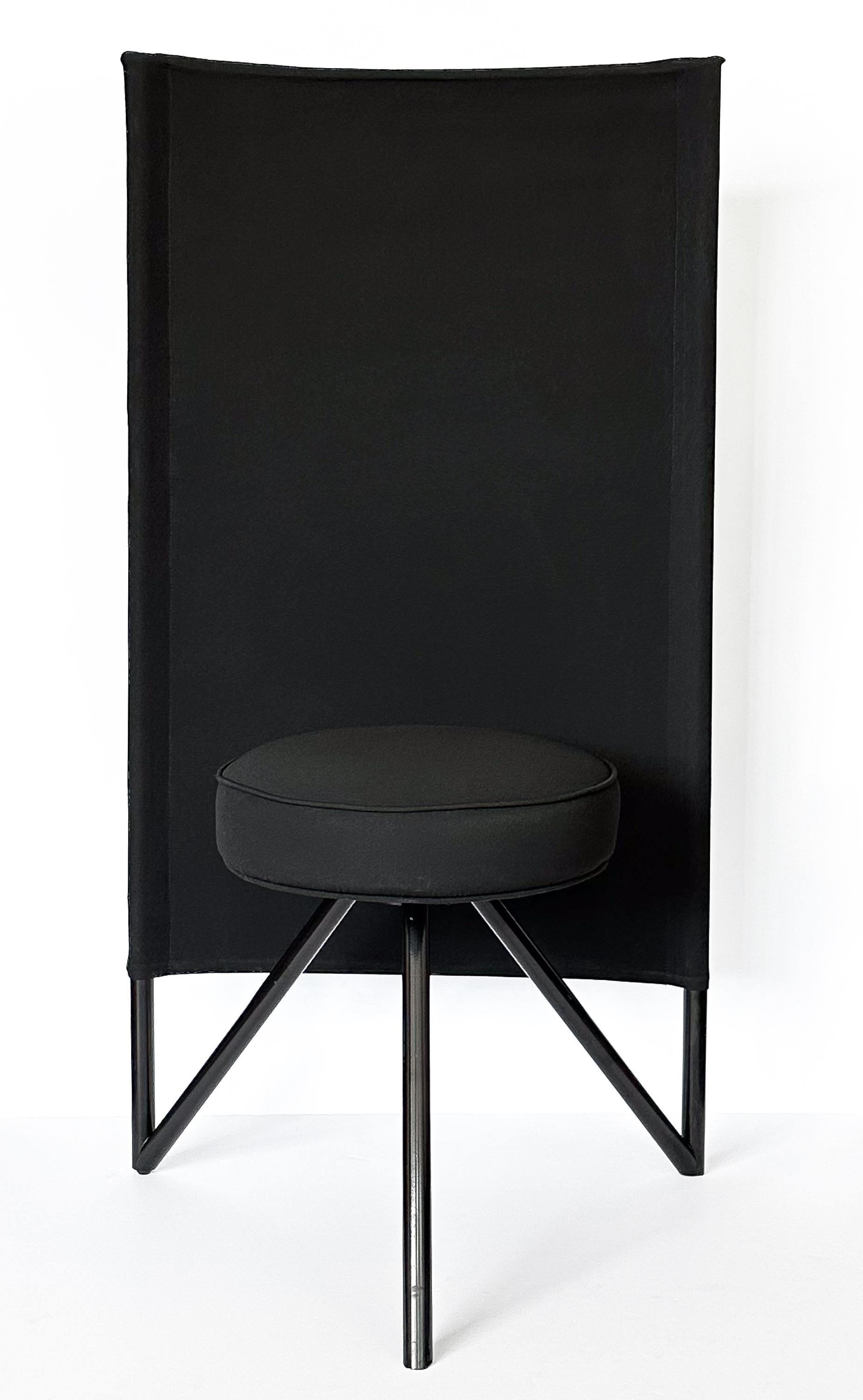 Metal Pair Philippe Starck Miss Wirt Post Modern Chairs