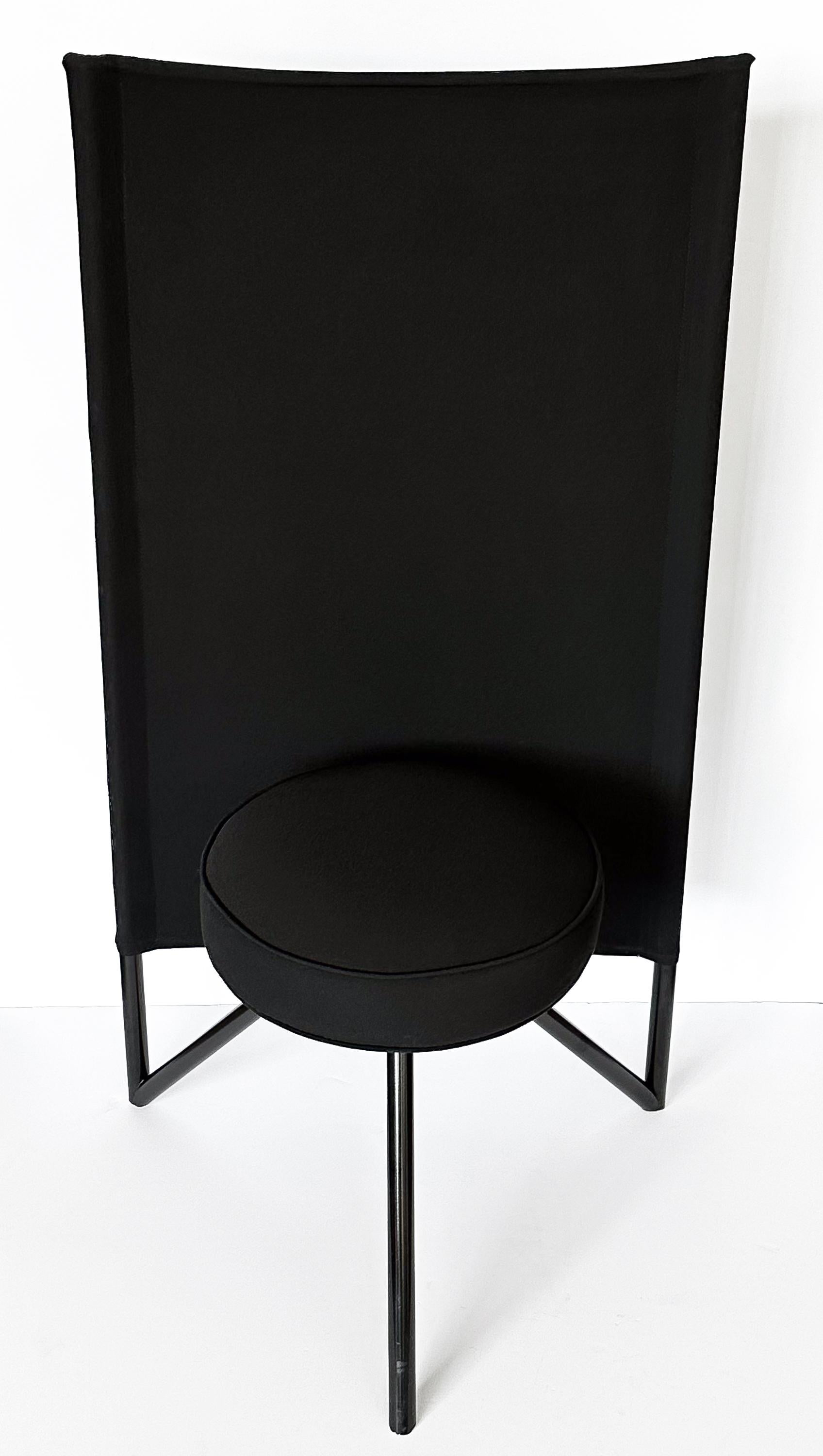 Pair Philippe Starck Miss Wirt Post Modern Chairs 1
