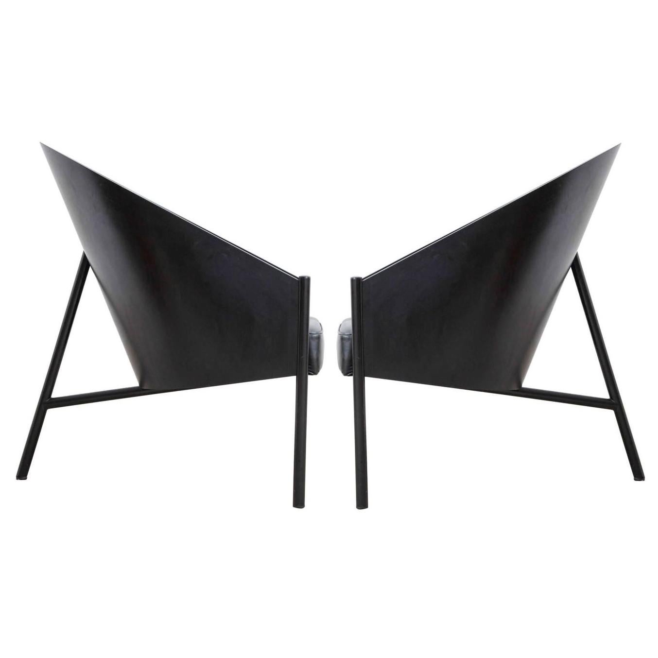 Pair Philippe Starck "Pratfall" Easy Chairs For Sale