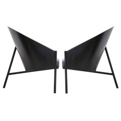 Pair Philippe Starck "Pratfall" Easy Chairs