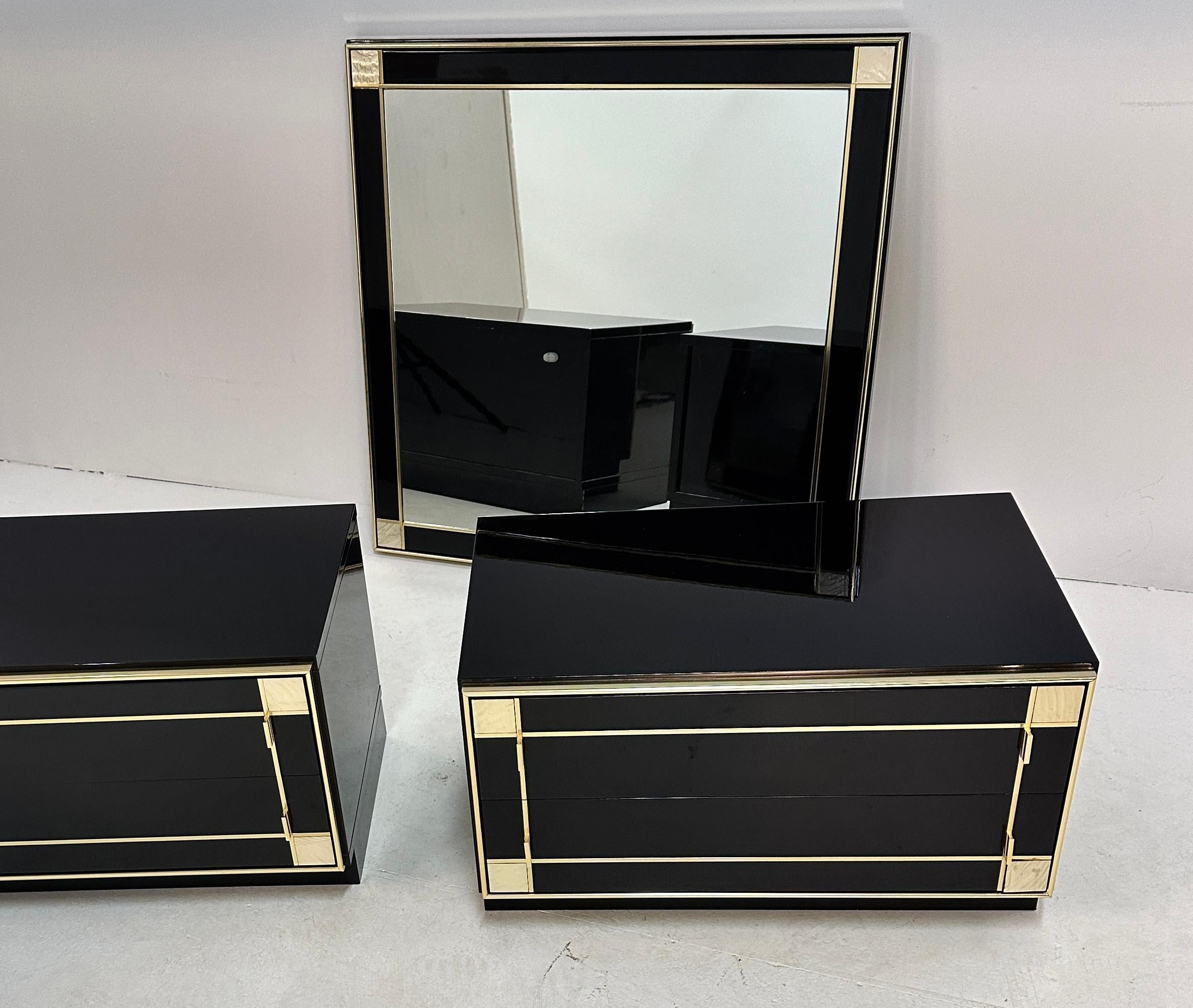 Coppia di cassettoni Pierre Cardin per Roche Bobois, anni '80 ca. in vendita 3