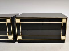 Pair Pierre Cardin for Roche Bobois Low Chests, c 1980s