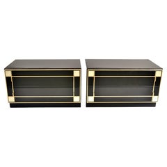 Pair Pierre Cardin for Roche Bobois Low Chests, c 1980s