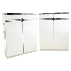 Pair Pierre Cardin Tall Wardrobe Chests of Drawers