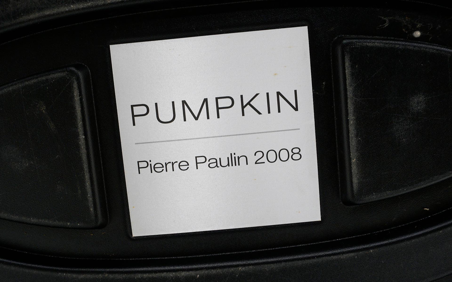 Pair Pierre Paulin Pumpkin Chairs for Ligne Roses, France, 2008.  Signed. For Sale 3