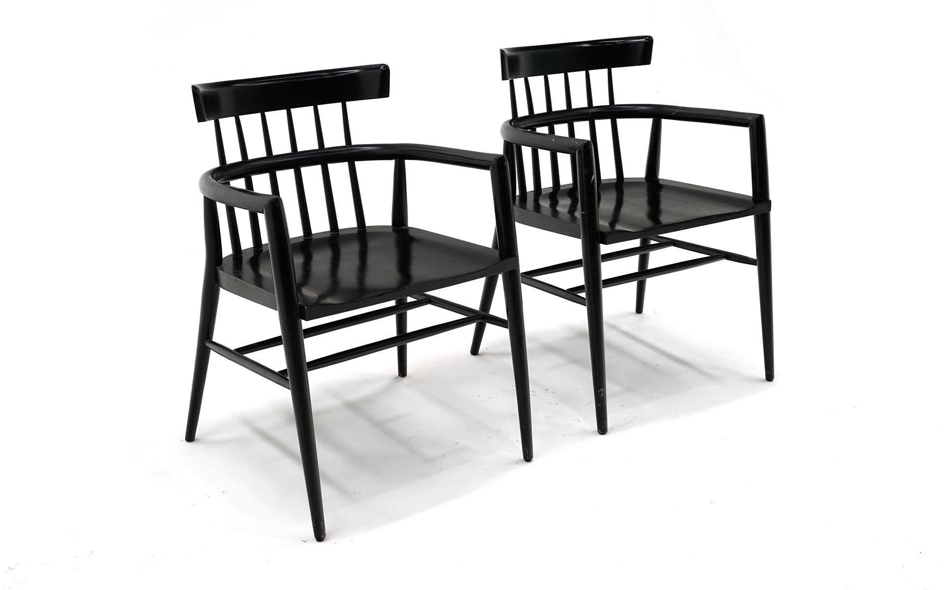 Mid-Century Modern Pair Planner Group Arm Chairs by Paul McCobb for the Planner Group, 1950s en vente