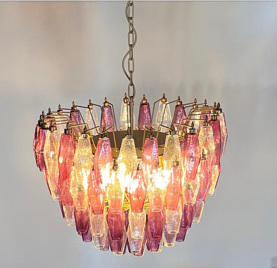 Pair Poliedri Chandelier For Sale 3
