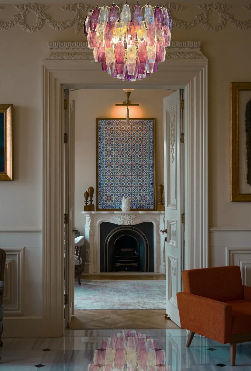 Pair Poliedri Chandelier For Sale 1