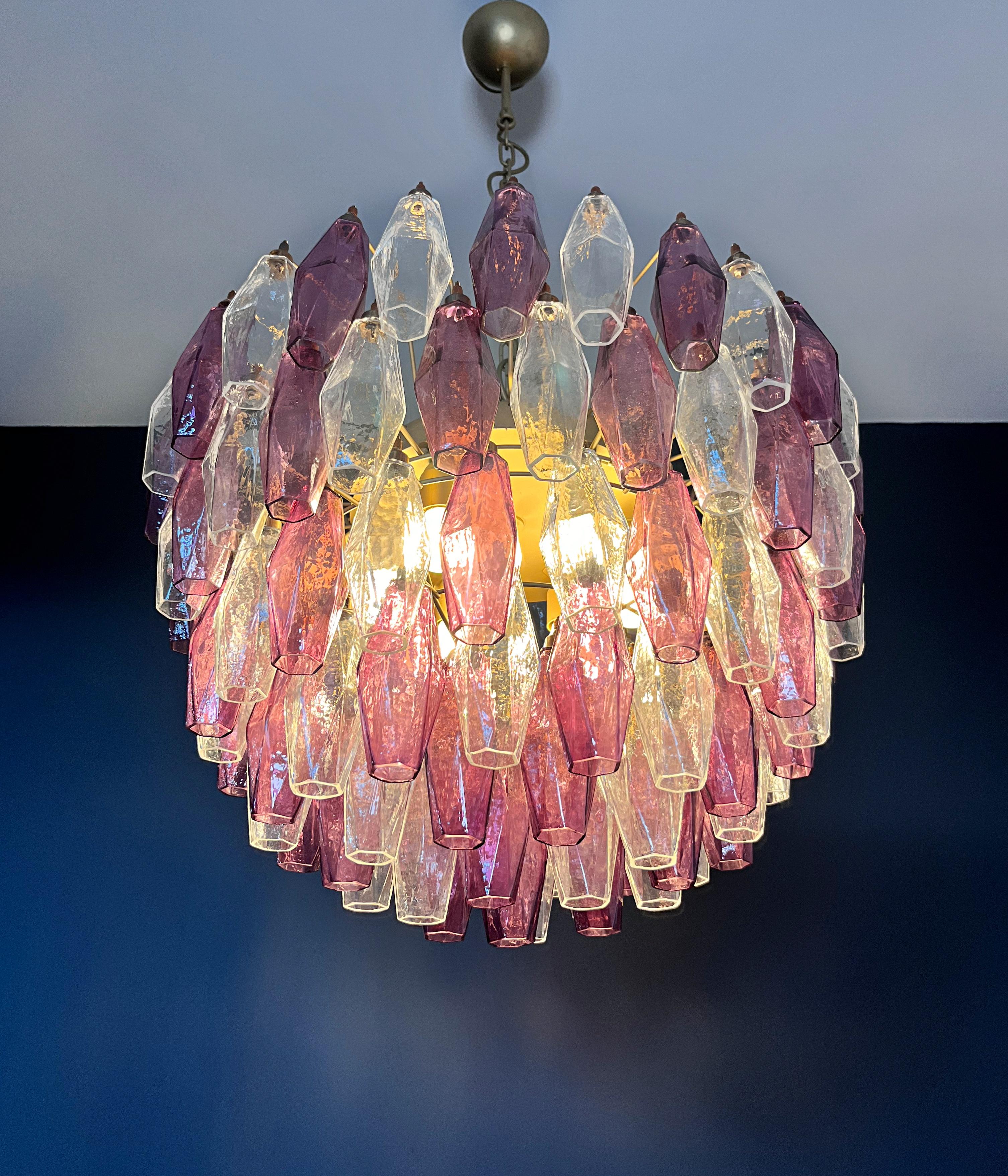 Pair Poliedri Chandelier For Sale 2