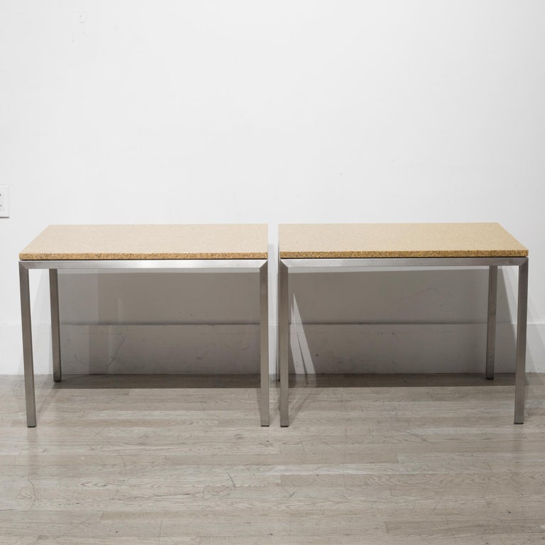 Pair of Portico Room and Board Side Tables For Sale at 1stDibs