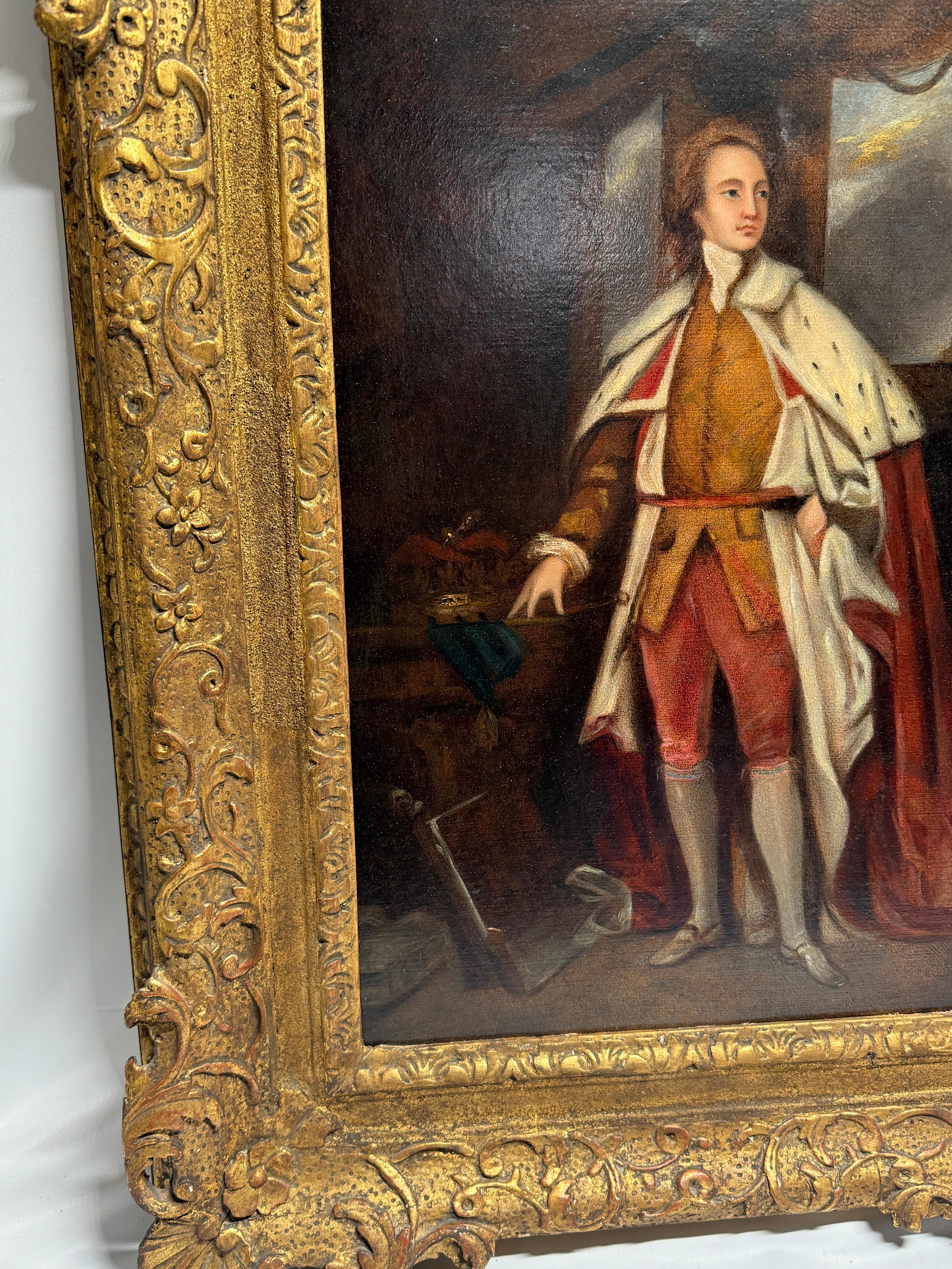 Paar, Porträtgemälde, die König Georg IV. und Königin Caroline darstellen, um 1800 im Angebot 4
