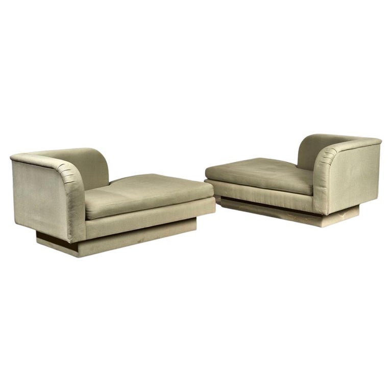 Pair Post Modern Chaise Lounges, 1980 For Sale at 1stDibs