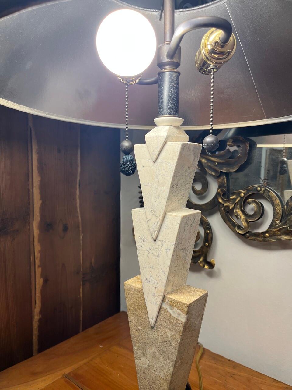 Postmoderne Paire de lampes de table Post Modern Memphis Style en vente