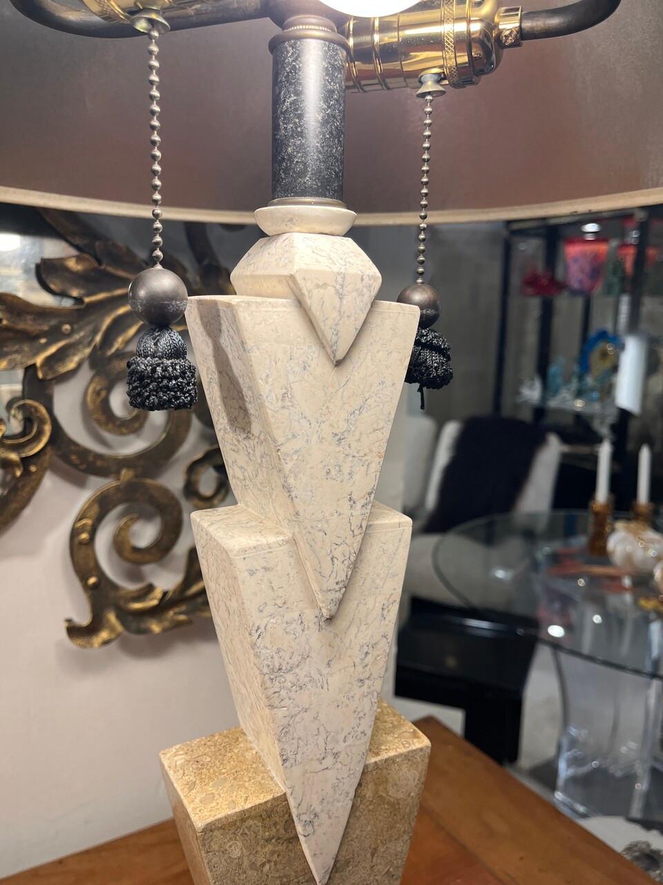 Pierre Paire de lampes de table Post Modern Memphis Style en vente