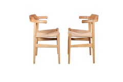 Pair PP Mobler Denmark Hans Wegner PP68 Chairs