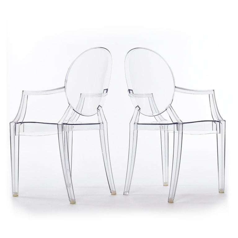 Paire de chaises Louis Ghost d'occasion de Philippe Starck pour Kartell En  vente sur 1stDibs | fauteuil starck kartell occasion, fauteuil starck  occasion, chaise kartell occasion