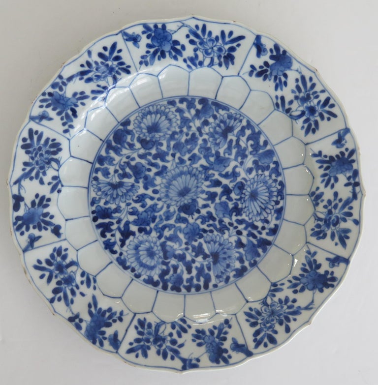 Pair Qing Kangxi Chinese Porcelain Plates Blue & White Mark & Period, circa 1680 For Sale 5
