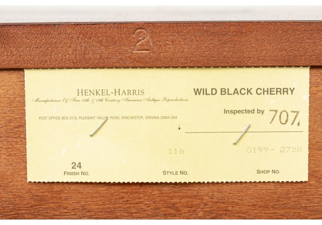 Pair Quality Henckel Harris Wild Black Cherry Bachelors Chests 9