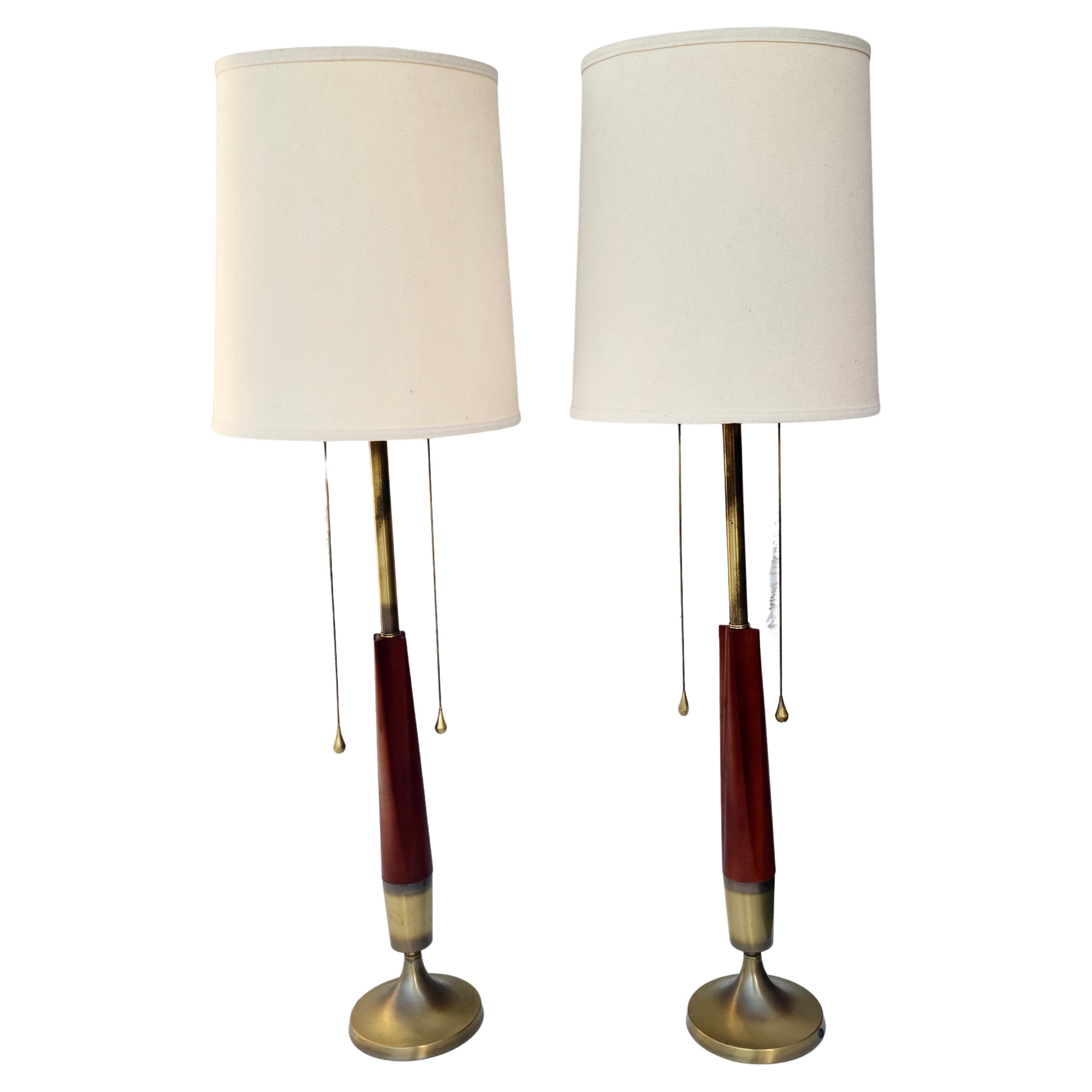 Pair Quite Large Table Lamps by Westwood Lamp Company Mid Century Modern For Sale 3