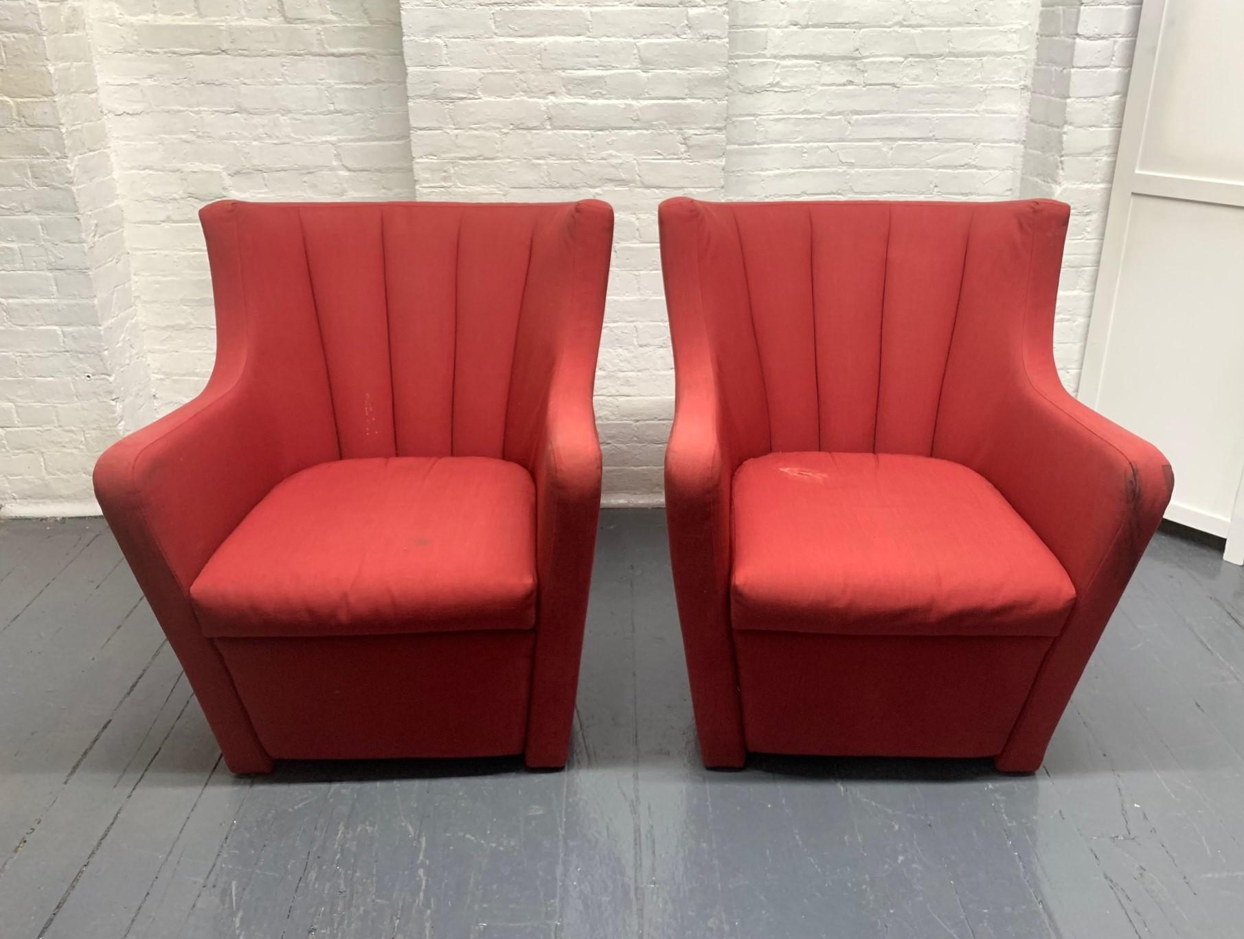 Italian Pair of Redele Lounge Chairs by Gerrit Rietveld for Cassina For Sale