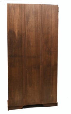 Pair Regency Bookcases - Open Sheraton Satinwood 7 ft English