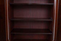 Pair Regency Cabinets Mahogany Revival 1880