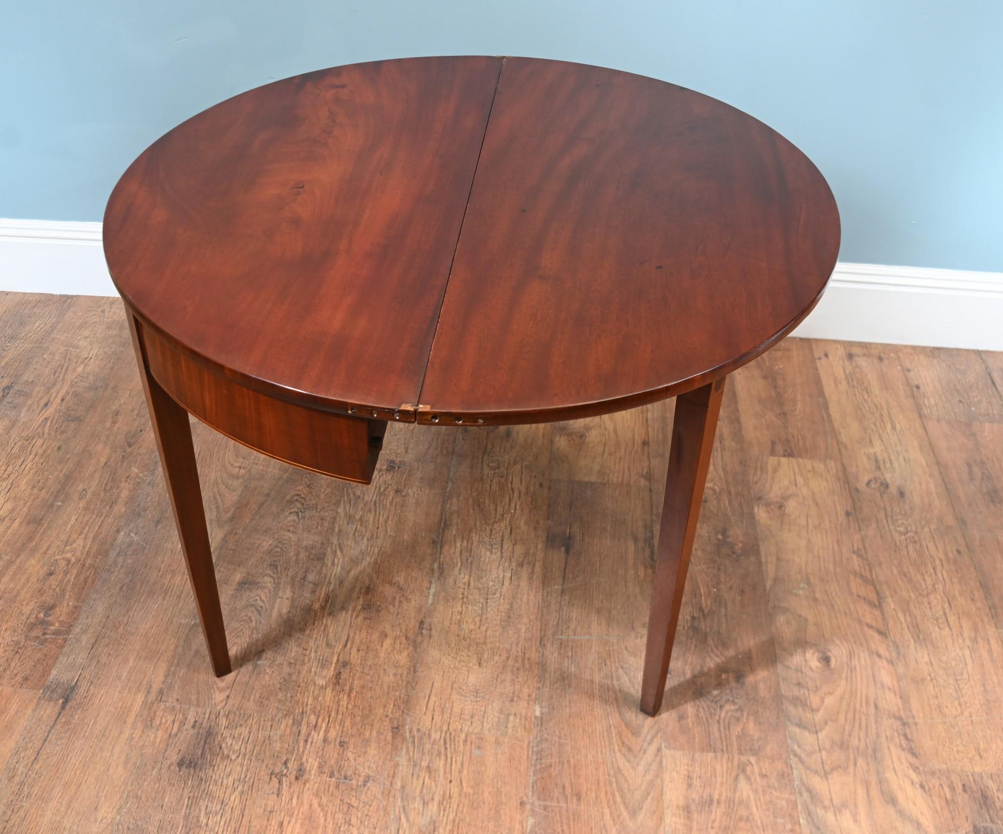Pair Regency Console Tables Pie Crust Mahogany 1820 For Sale 8