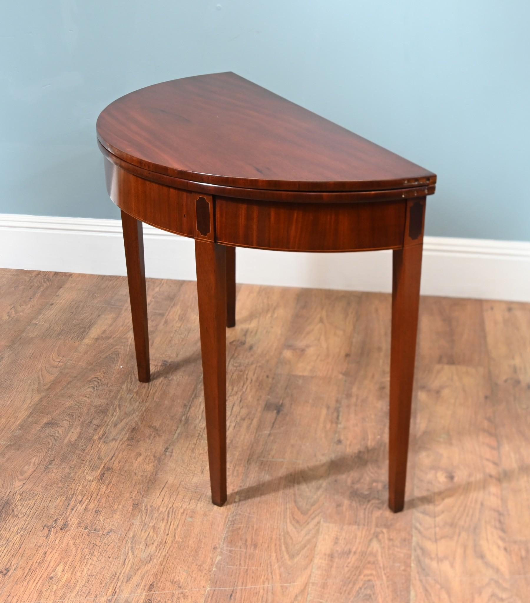 Pair Regency Console Tables Pie Crust Mahogany 1820 For Sale 10