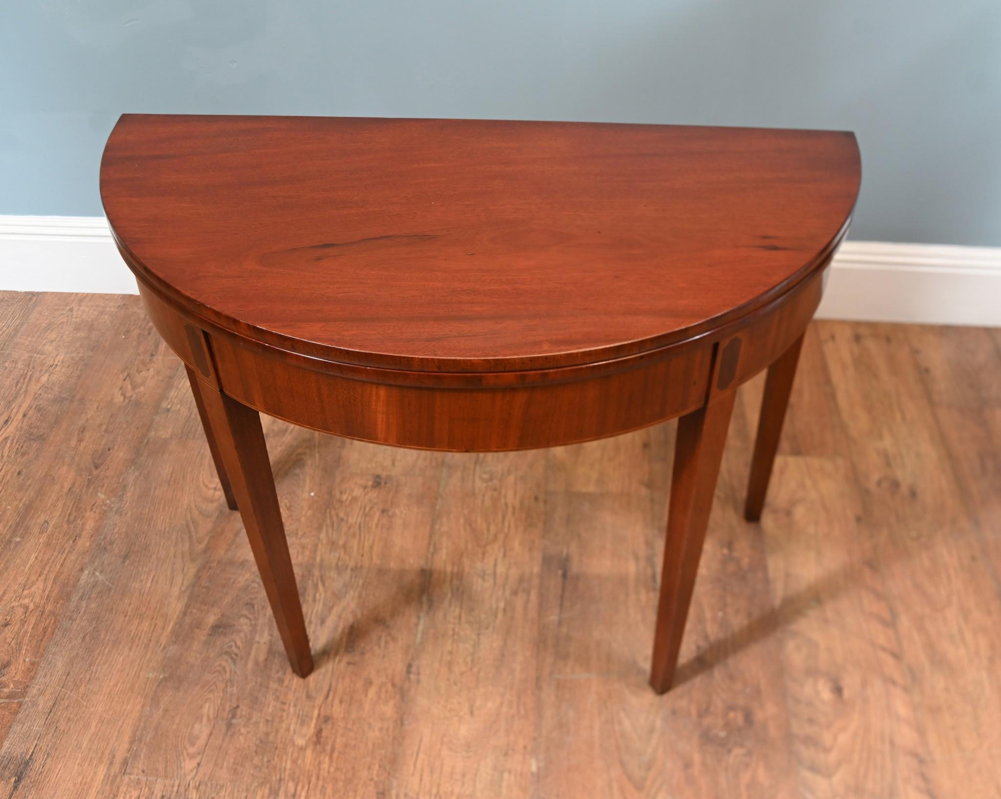 Pair Regency Console Tables Pie Crust Mahogany 1820 For Sale 12