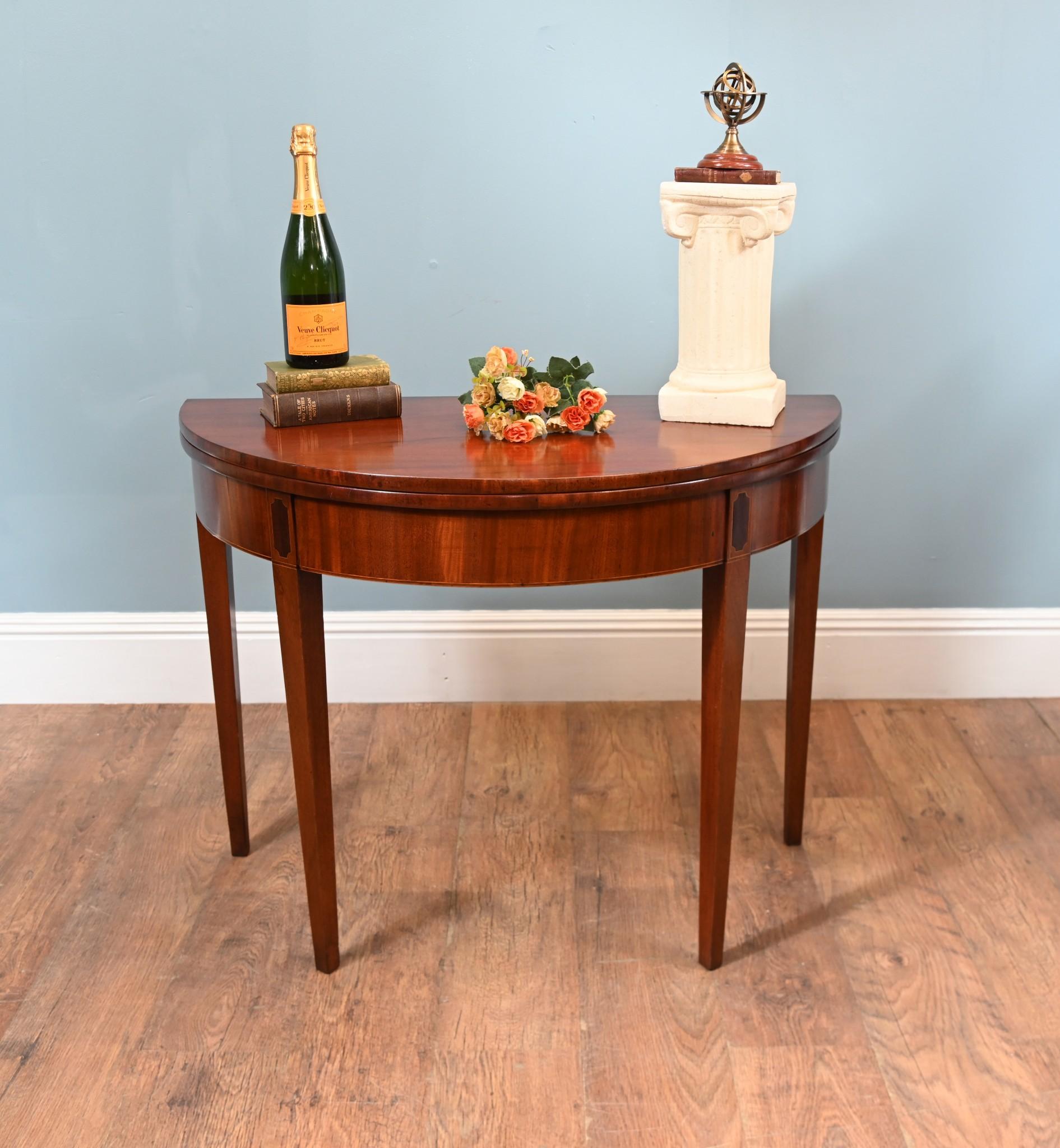 Pair Regency Console Tables Pie Crust Mahogany 1820 For Sale 13