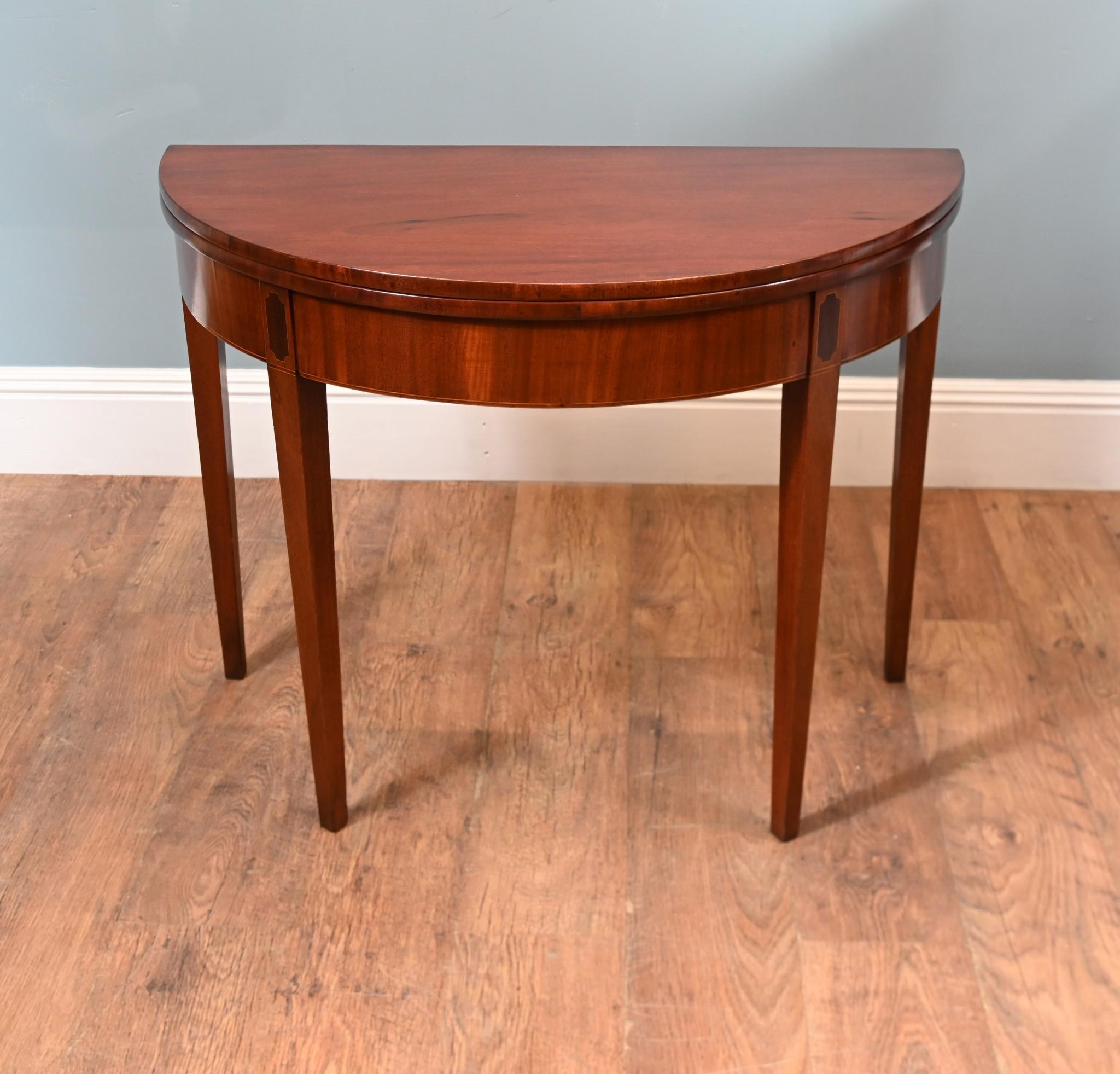 Pair Regency Console Tables Pie Crust Mahogany 1820 For Sale 14