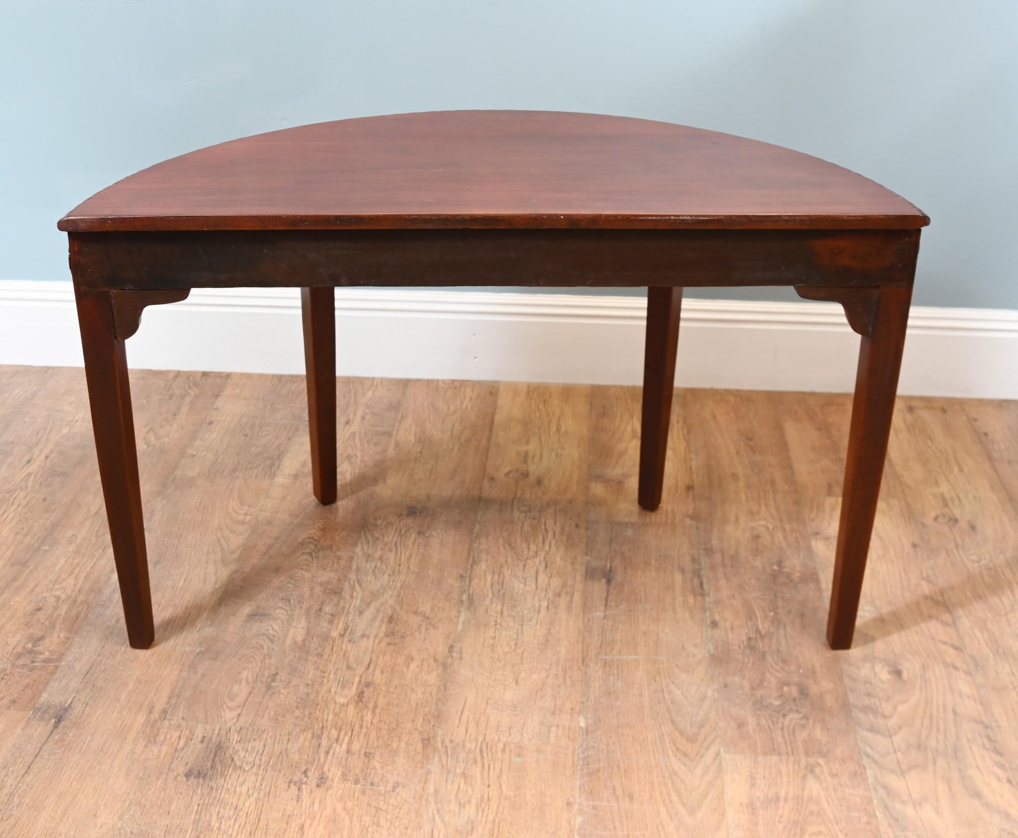 Pair Regency Console Tables Pie Crust Mahogany 1820 For Sale 16