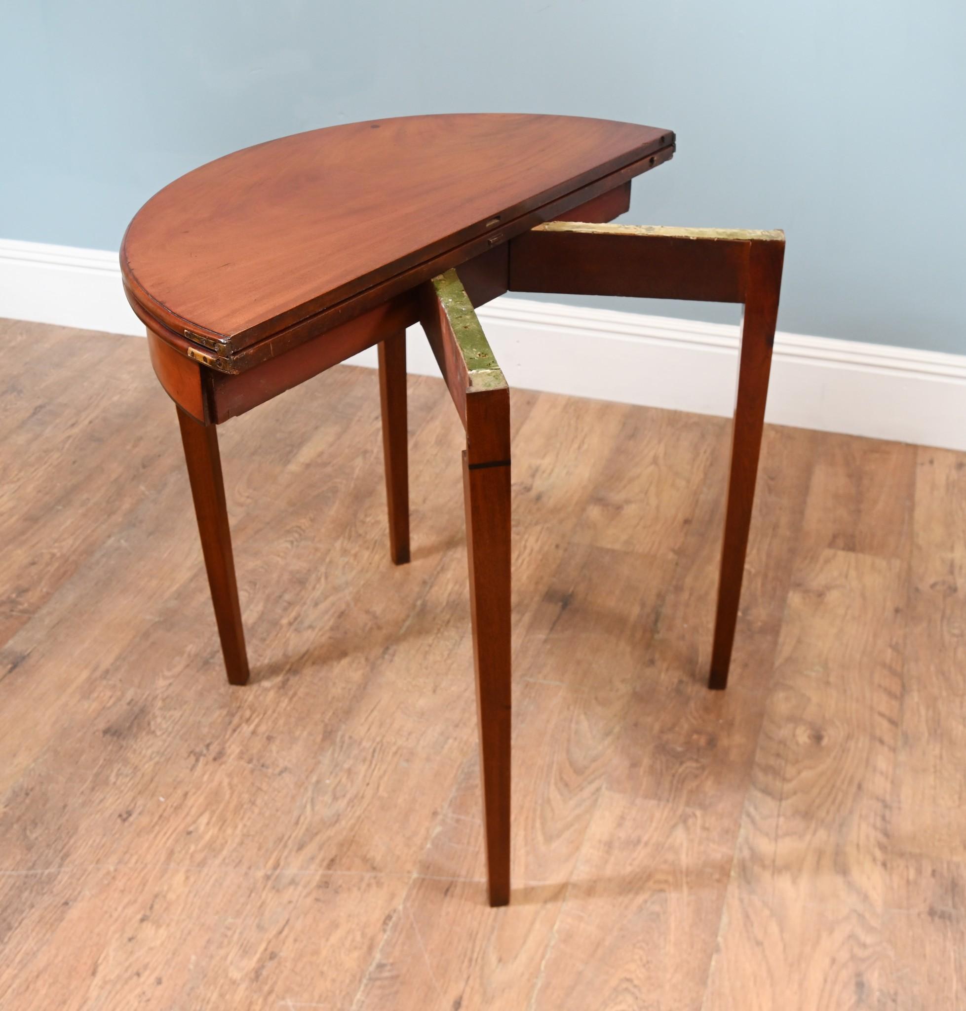 Pair Regency Console Tables Pie Crust Mahogany 1820 For Sale 1