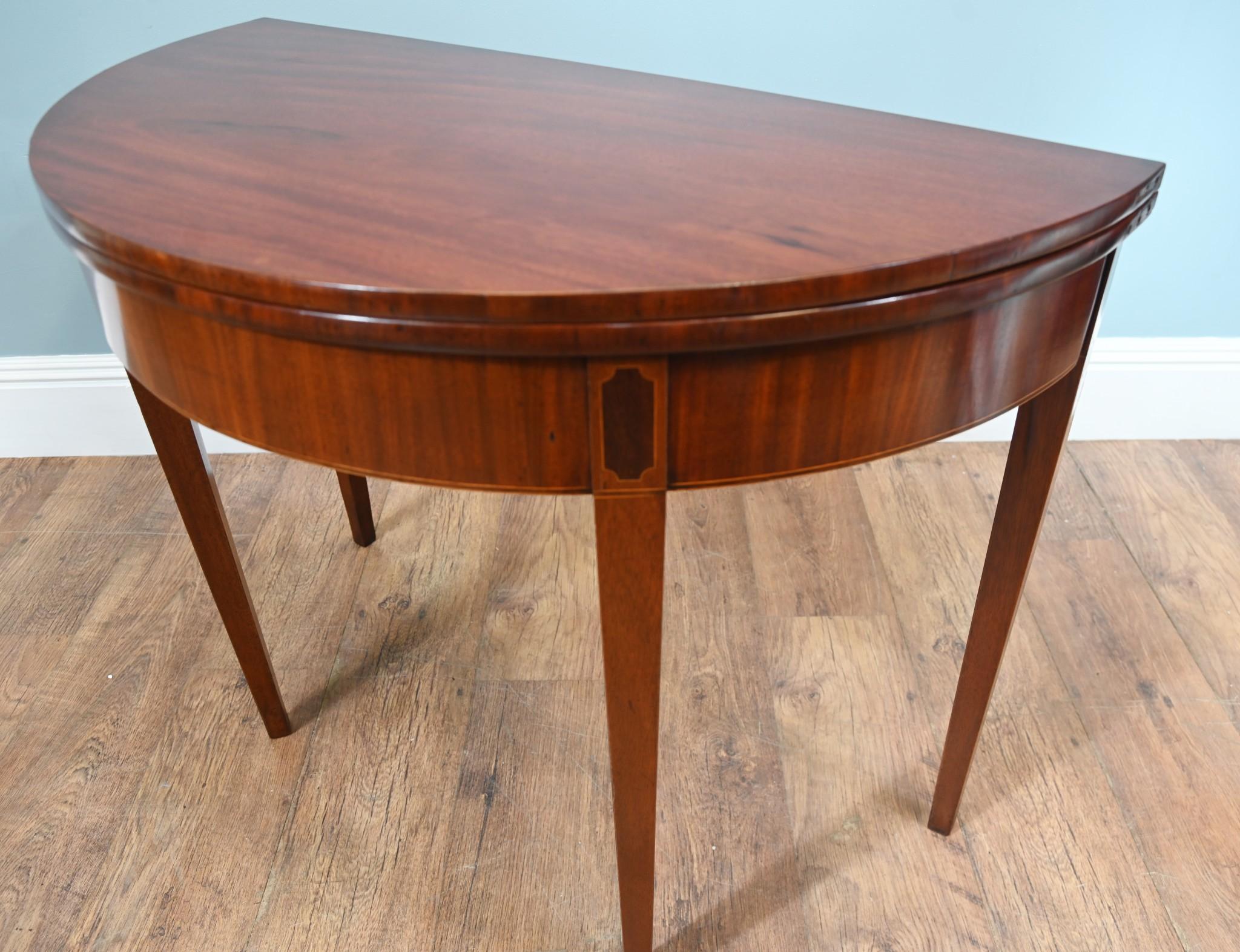 Pair Regency Console Tables Pie Crust Mahogany 1820 For Sale 4