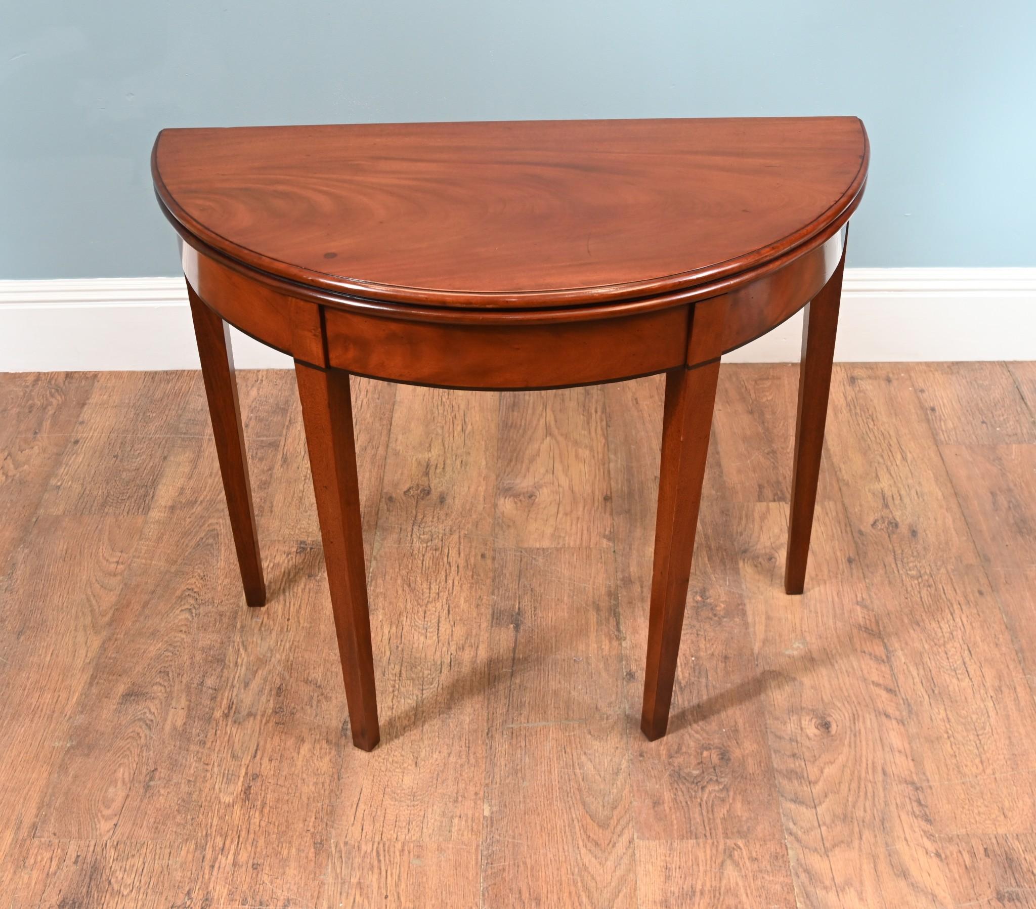 Pair Regency Console Tables Pie Crust Mahogany 1820 For Sale 5