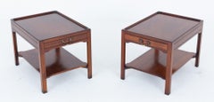 Pair Regency Revival Side Tables End