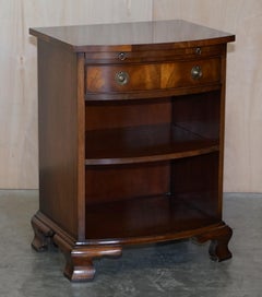 Paar Beistelltische aus geflammtem Hartholz Titchmarsh & Goodwin im Regency-Stil