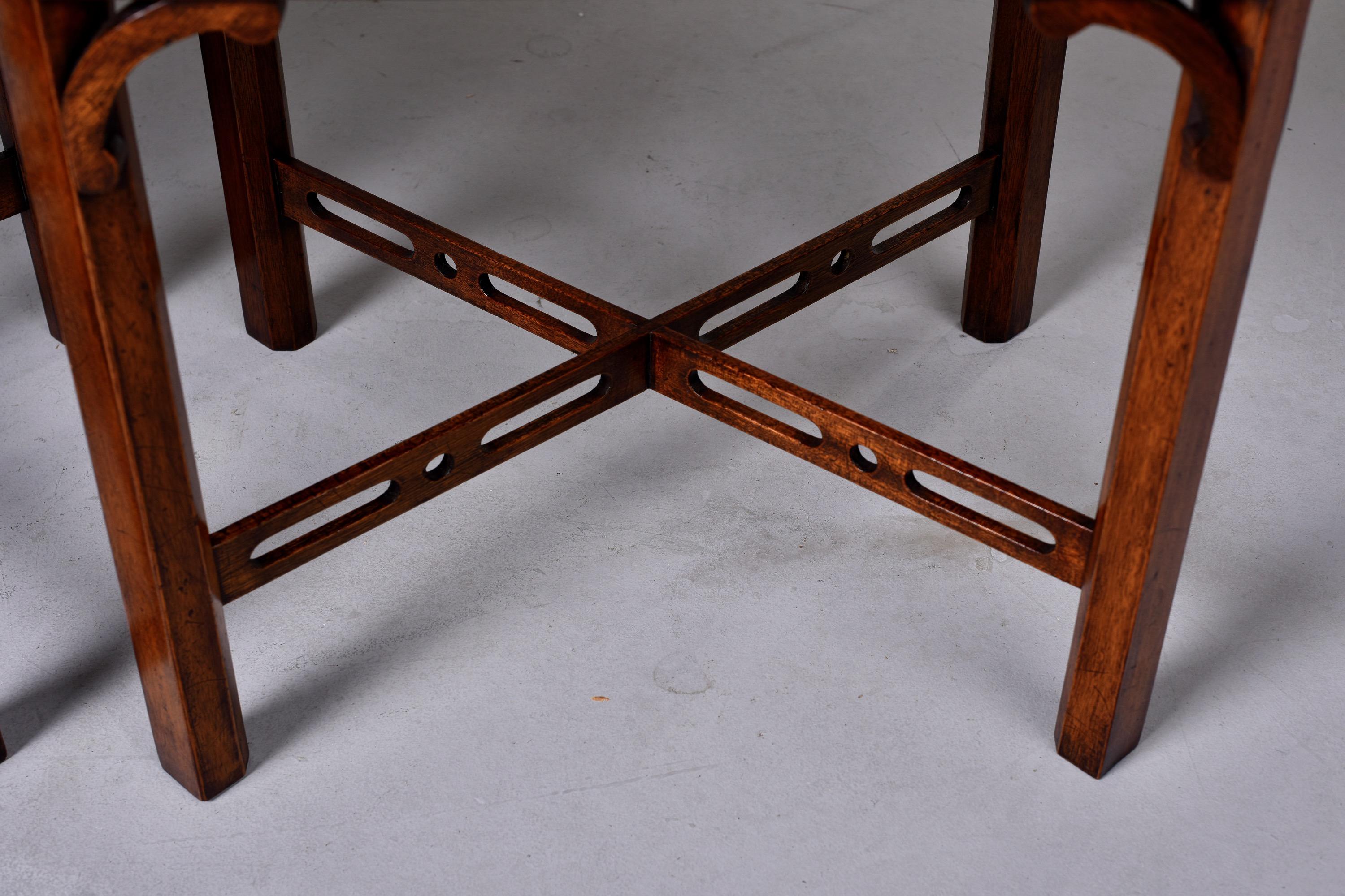 Pair Regency Style Mahogany Side Tables 5