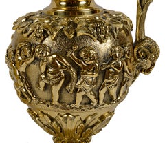 Pair of Renaissance Style Bronze Ewers, circa 1880