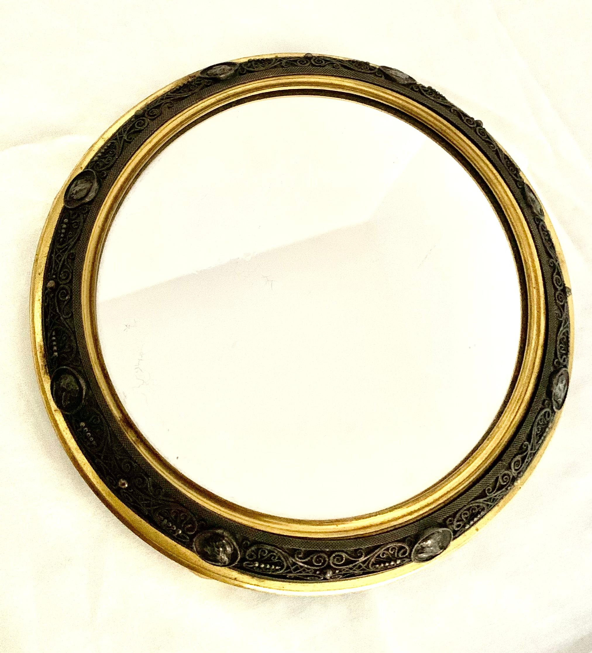 Paar Renaissance Stil vergoldet versilbert Bronze Surtout de Table Wein Untersetzer (Vergoldet) im Angebot