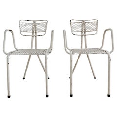 Paar Rene Malaval Radar-Sessel