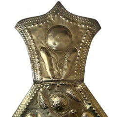 Pair Repousse' Dutch Sconces