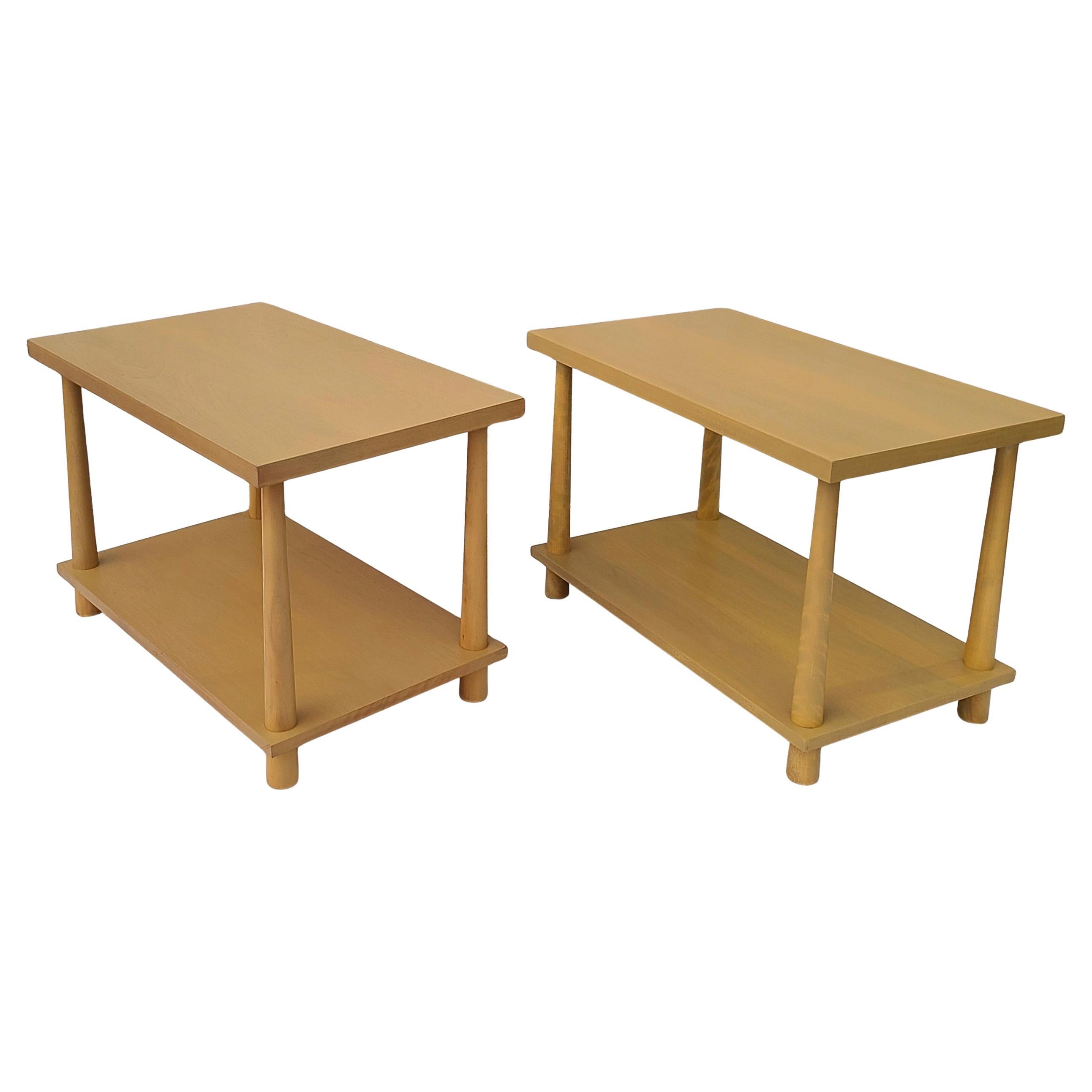 Mid-20th Century Pair Robsjohn-Gibbings for Widdicomb End Tables For Sale