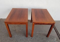 Rosewood Danish Modern Side Tables by Vejle Stole