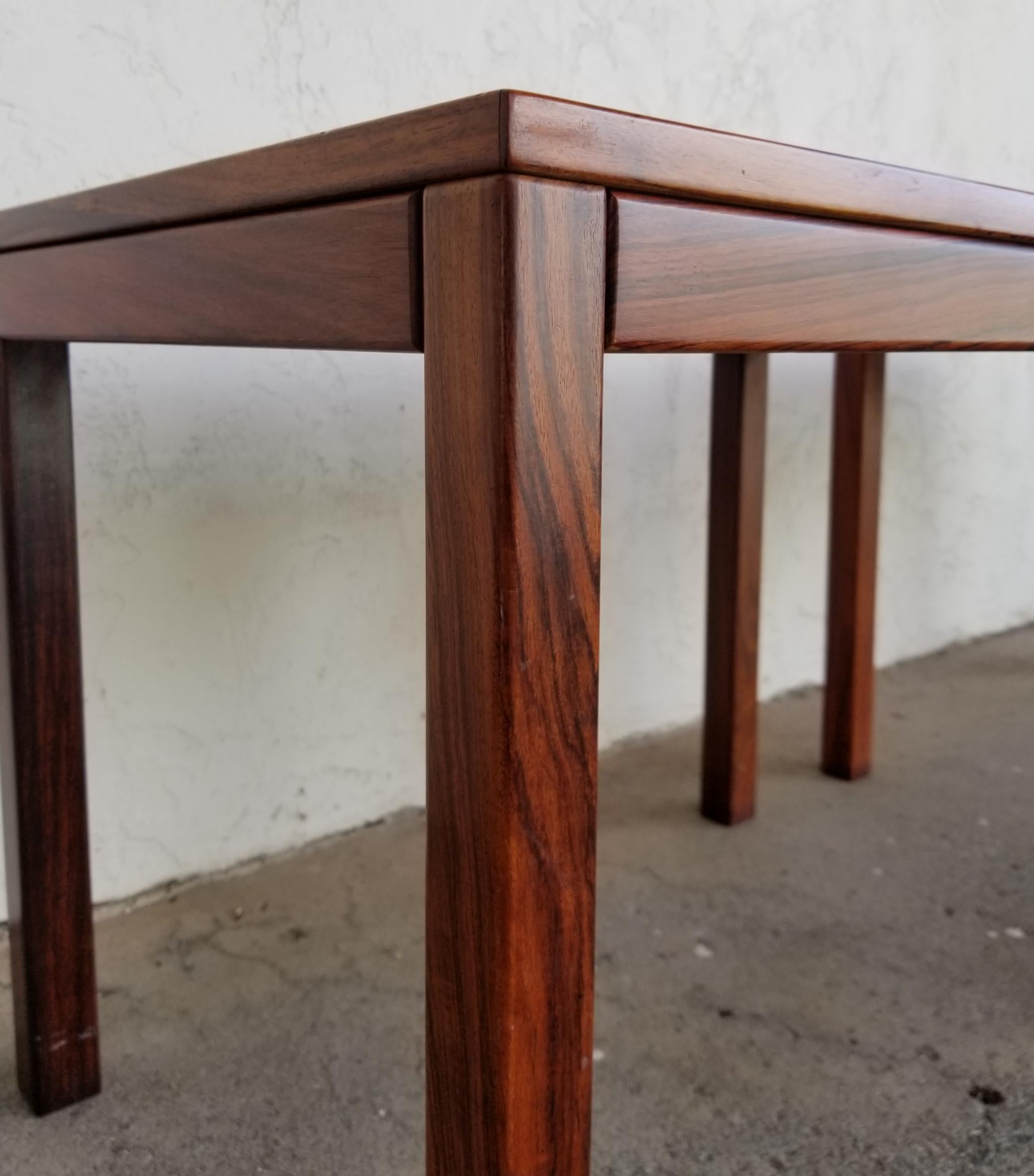 Rosewood Danish Modern Side Tables by Vejle Stole 4