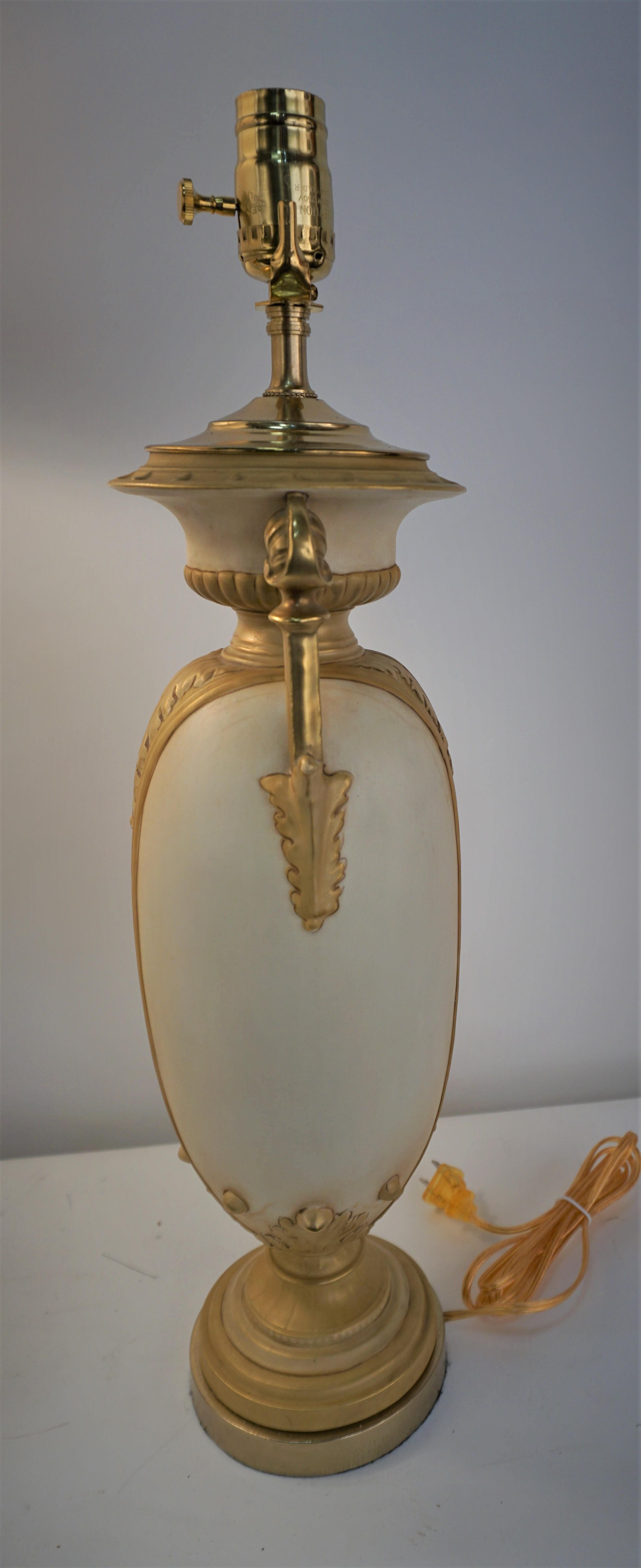 Pair Royal Dux Classic Vases Mounted as Table Lamps In Good Condition For Sale In Fairfax, VA