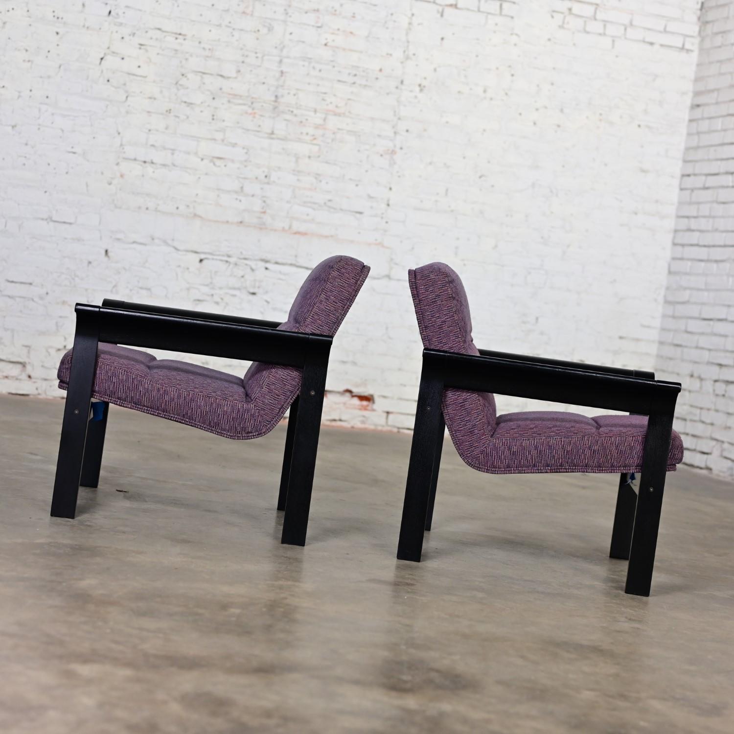 Pair Rudd Intl Danish Oak Lounge Chairs by Thygesen & Sorensen for Magnus Olesen 5