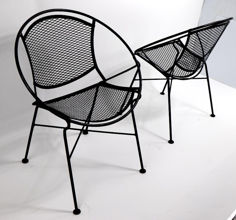 Pair of Salterini Radar Lounge Chairs 5