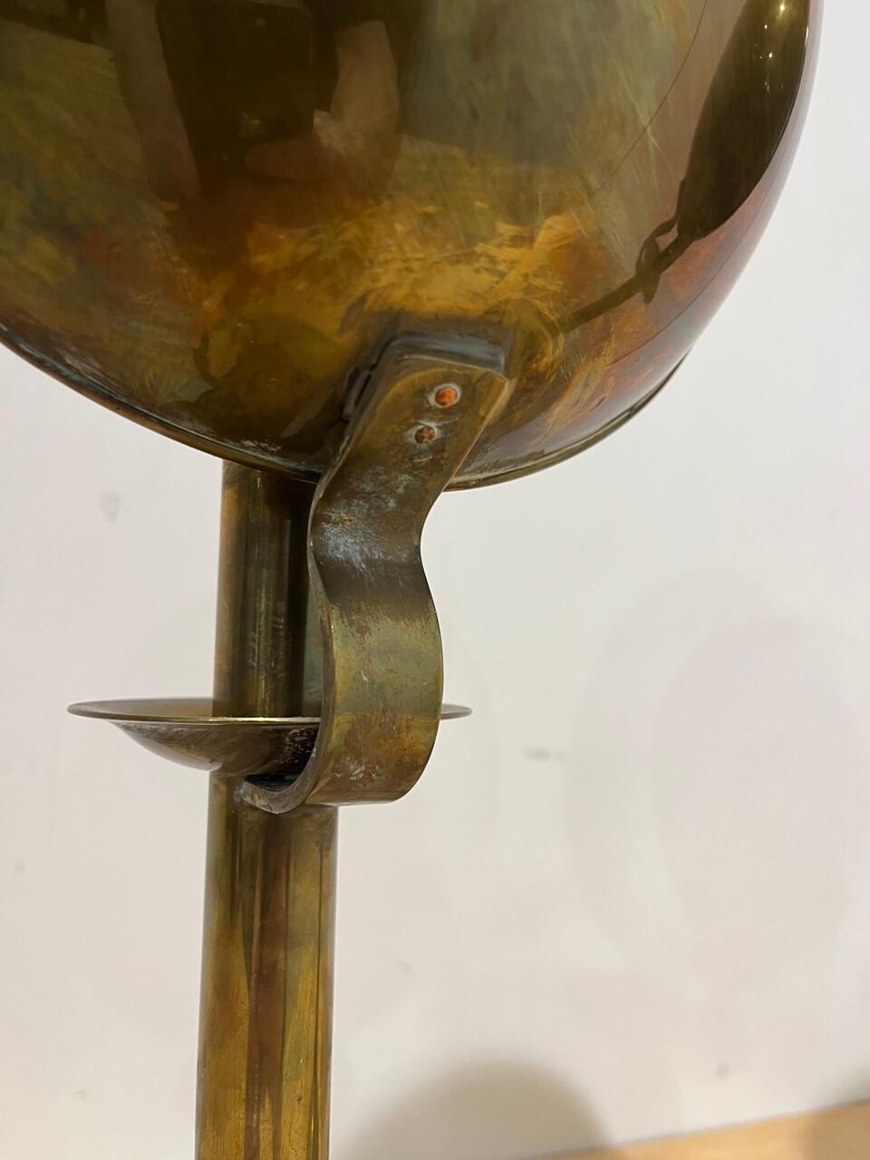 Spanish Pair Sarreid Brass Candle holders with Concave Reflectors